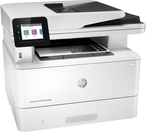 МФУ HP LaserJet Pro MFP M428dw (p/c/s,  A4, 38 ppm, 512Mb, Duplex, 2 trays 100+250,ADF 50, USB 2.0/GigEth/Dual-band WiFi with Bluetooth Low Energy , repl. F6W16A) W1A28A W1A28A