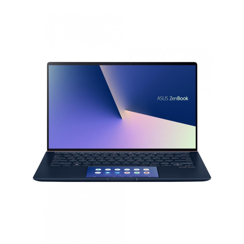 Ноутбук ASUS UX434FQ-A6073T XMAS 14"(1920x1080 IPS)/Intel Core i7 10510U(1.8Ghz)/16384Mb/512SSDGb/noDVD/Ext:nVidia GeForce MX350(2048Mb)/Cam/BT/WiFi/war 1y/1.26kg/Royal Blue/W10 90NB0RM1-M00970 90NB0RM1-M00970