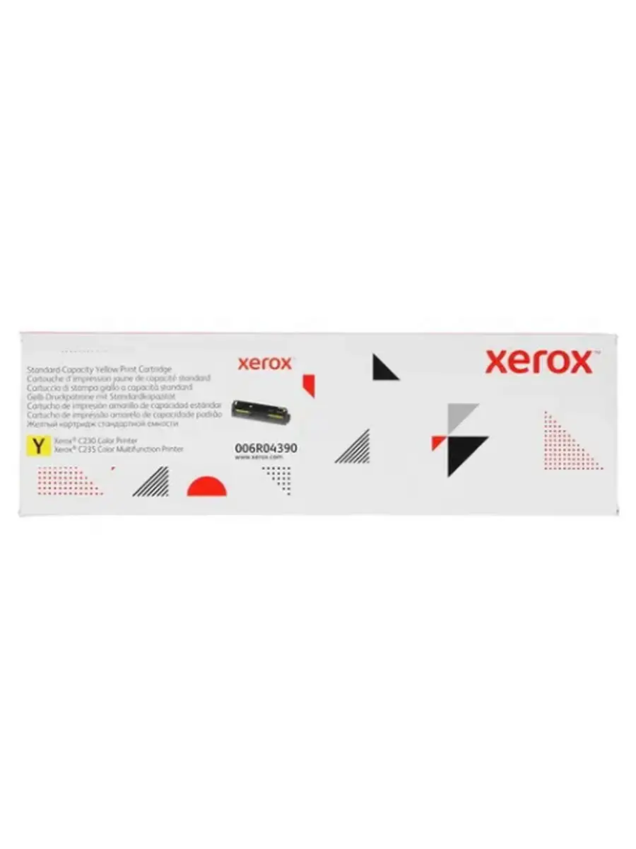 Тонер-картридж Xerox для Xerox C230/C235 желтый, 1500 стр. 006R04390 006R04390