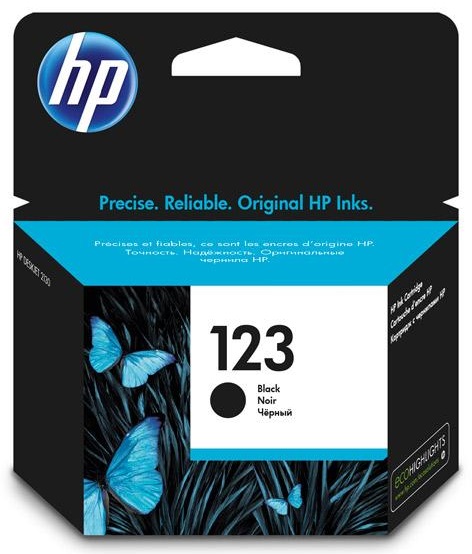 Картридж струйный HP 123 черный для HP DJ 2130 (120стр.) F6V17AE F6V17AE #1