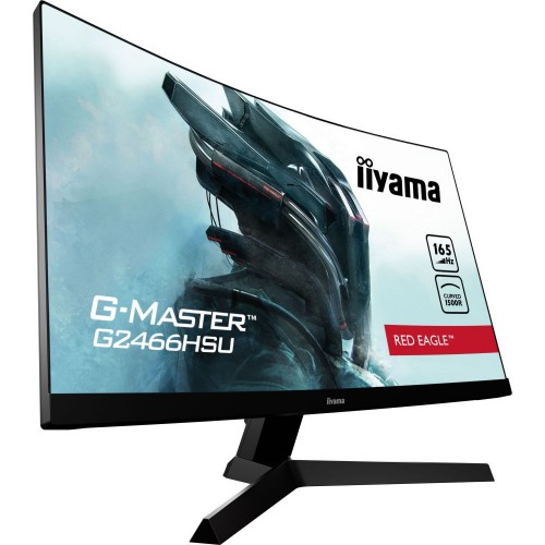 Монитор IIYAMA 23.6" Red Eagle черный VA LED 1ms 16:9 HDMI M/M матовая 250cd 178гр/178гр 1920x1080 DisplayPort FHD 3.7кг G2466HSU-B1 G2466HSU-B1