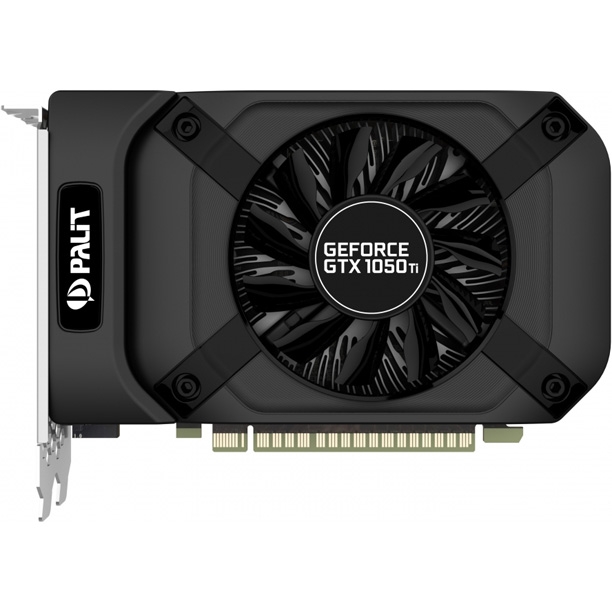 Видеокарта  Palit PCI-E PA-GTX1050Ti KalmX nVidia GeForce GTX 1050TI 4096Mb 128bit GDDR5 1290/7000 DVIx1/HDMIx1/DPx1/HDCP Ret NE5105T018G1-1070H NE5105T018G1-1070H