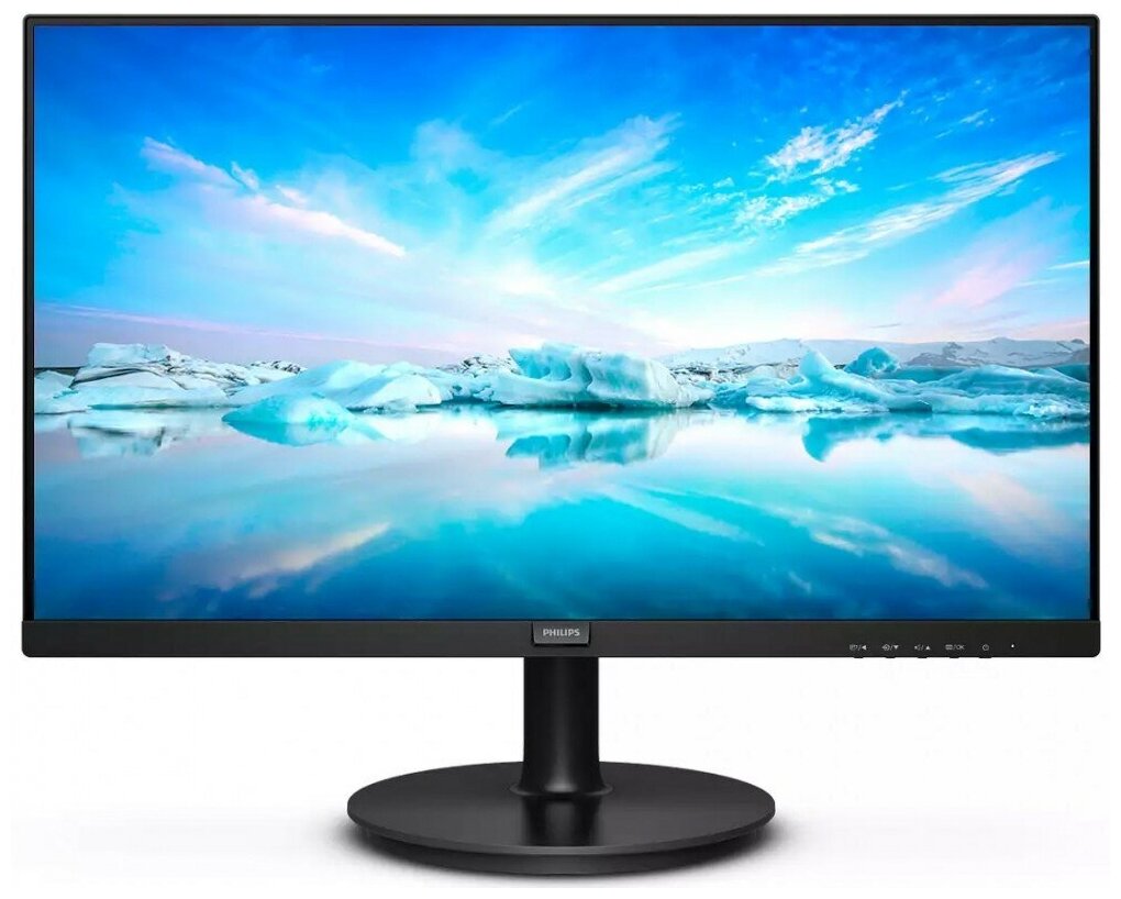 Монитор Philips 23,8" 241V8LA 1920x1080 75Гц VA LED 16:9 4ms D-Sub HDMI Mega Infinity DCR 3000:1 178/178 250cd Tilt Speakers Black A 241V8LA/00 241V8LA/00