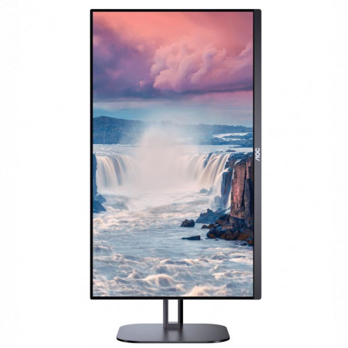 Монитор AOC 27" Q27V5C 2560x1440@75Гц IPS W-LED 16:9 4(1)ms HDMI DP USB-C 3.2 4*USB 3.2 20M:1 178/178 1000:1 300cd HAS Pivot Tilt Swivel Speakers Black Q27V5C/BK Q27V5C/BK #6