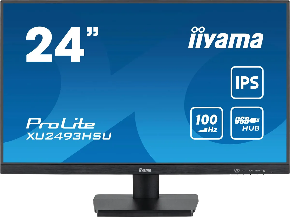 Монитор iiYama  23.8'' IPS 1920x1080 100Hz 1ms 250cd HDMI DisplayPort USB M/M XU2493HSU-B6 XU2493HSU-B6