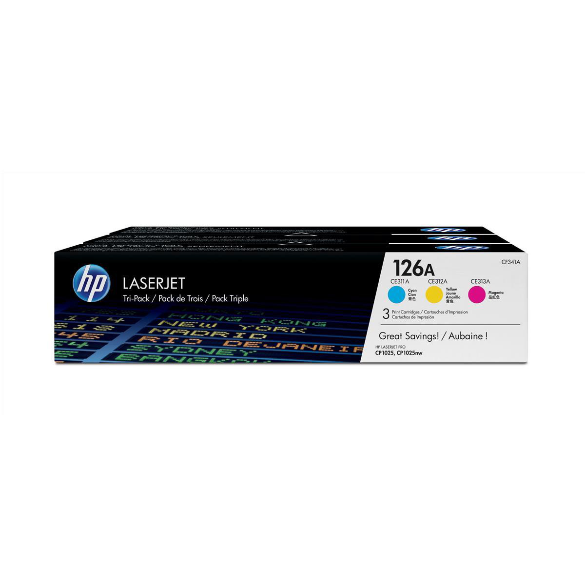 Комплект картриджей (CMY) 126A HP LaserJet Pro CP1025/CP1025NW CF341A #3