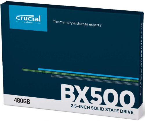 Твердотельный накопитель Crucial BX500 BX500 480GB 3D NAND SATA 2.5-inch SSD CT480BX500SSD1 CT480BX500SSD1
