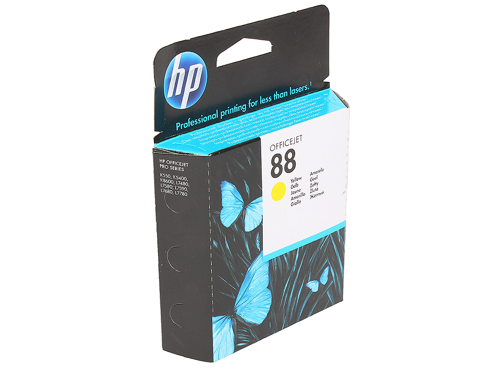 Картридж HP №88 C9388AE для OfiiceJet K550 10 мл., желтый C9388AE