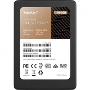 Накопитель SSD Synology 2.5" 960GB SAT5200 Series SATA, R530/W500Mb/s, IOPS 98K/67K, MTBF 1,5M SAT5200-960G SAT5200-960G