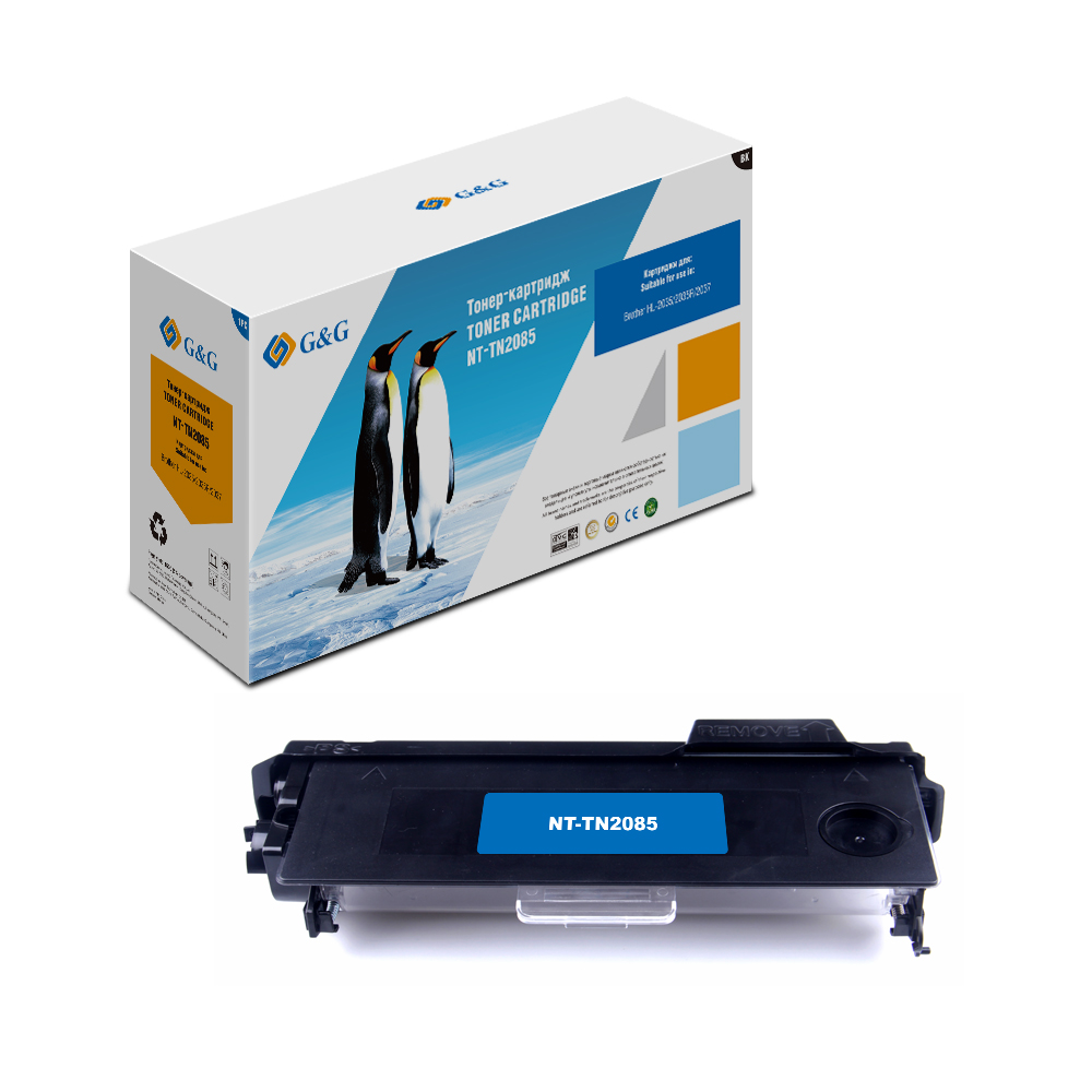 Тонер-картридж G&G для Brother HL-2033/2035R/2037 (1500стр) NT-TN2085 NT-TN2085