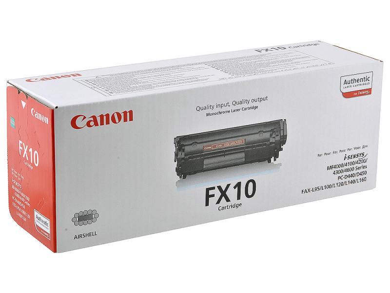 Картридж Canon FX-10 для L100/L120. Чёрный. 2000 страниц. (0263B002) 0263B002 #3