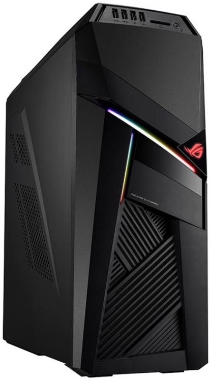 Персональный компьютер ASUS ROG Strix GL12CX-RU003T I9-9900K/16Gb/1Tb+256Gb SSD/RTX2080 8Gb/DVDRW/W10/k+m 90PD02P1-M01810 90PD02P1-M01810