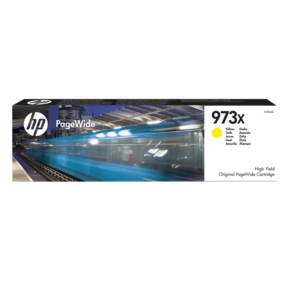 Картридж струйный HP 973XL желтый для HP PW Pro 477dw/452dw (7000стр.) F6T83AE F6T83AE