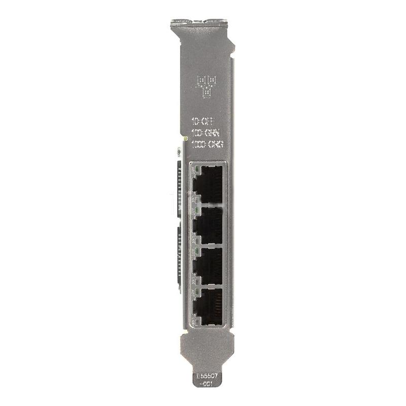 Сетевой адаптер Intel PCIE 1GB QUAD PORT I350T4V2BLK936716 I350T4V2BLK936716