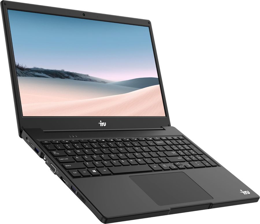 Ноутбук iRU Калибр 15Y Core i7 8550U 16Gb SSD480Gb Intel UHD Graphics 620 15.6" FHD (1920x1080) Free DOS black WiFi BT Cam 1657837 1657837