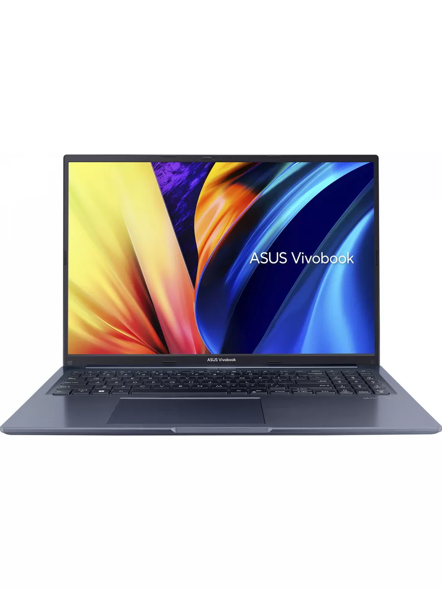 Ноутбук ASUS  VivoBook 16X M1603QA-MB219, 16", IPS, AMD Ryzen 7 5800H 3.2ГГц, 8-ядерный, 16ГБ DDR4, 512ГБ SSD, AMD Radeon , без операционной системы, синий 90NB0Y81-M00CW0 90NB0Y81-M00CW0 #1