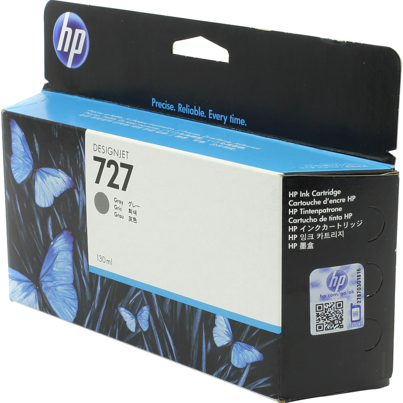 Картридж HP 727 серый  для HP DJ T920/T1500  130 мл B3P24A