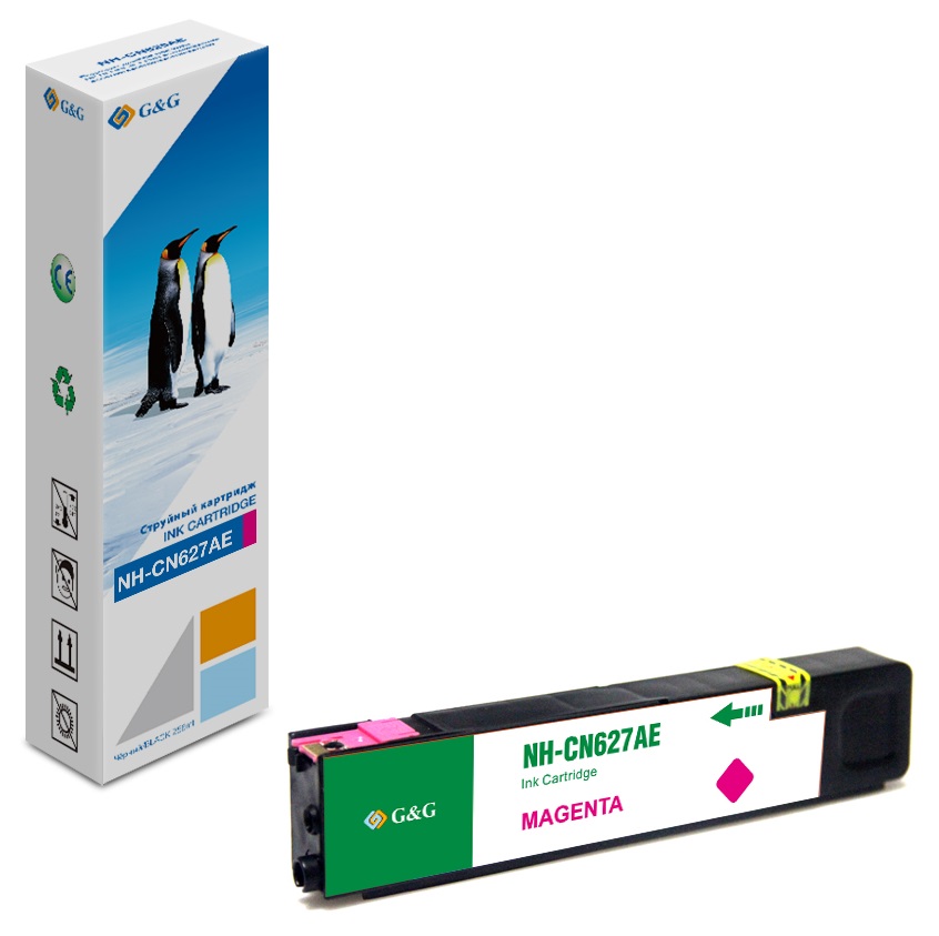 Картридж G&G струйный пурпурный 971XL для HP OJ Pro X451/551/476/576 /dn/dw 110ml NH-CN627AE NH-CN627AE