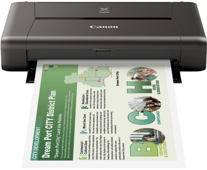 Принтер Canon IP-110 A4, 9600 x 2400 dpi, А4, WiFi, USB, AirPrint 9596B009 9596B009