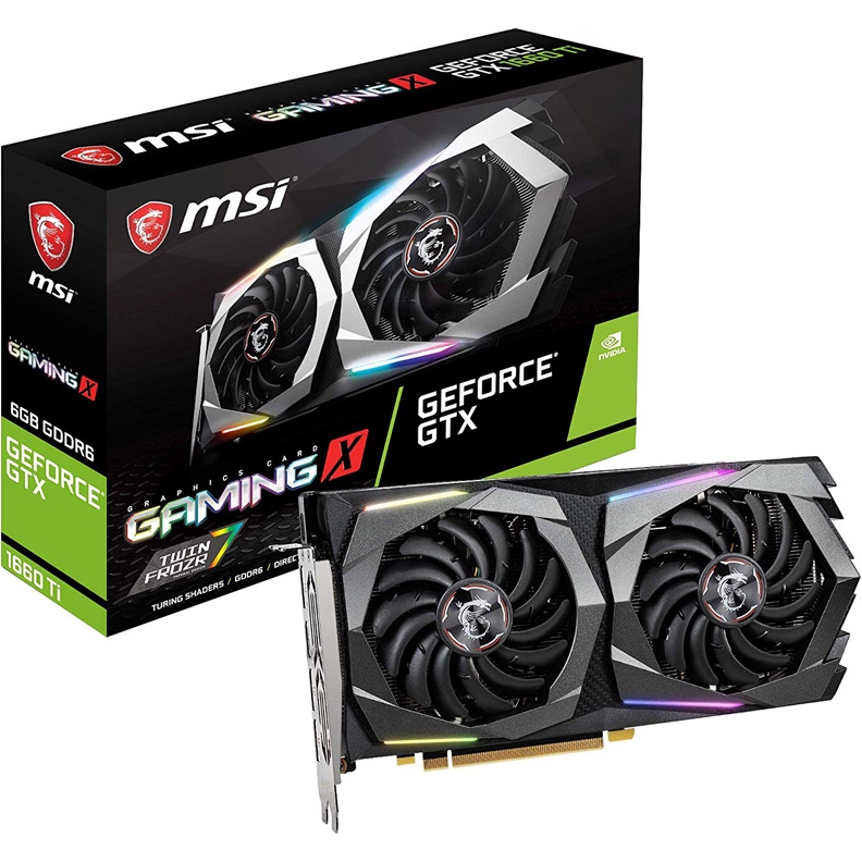 Видеокарта MSI , RTL GTX 1660 Ti GAMING X 6G GTX 1660 Ti GAMING X 6G