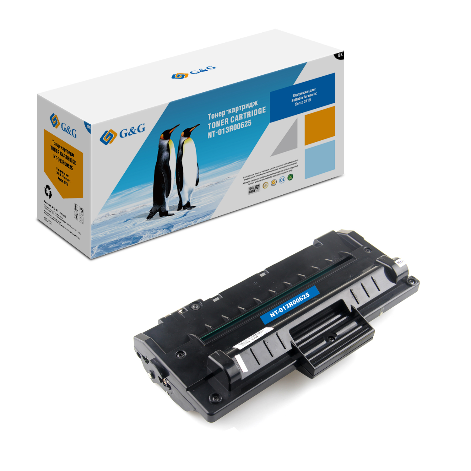 Тонер-картридж G&G для Xerox WorkCentre 3119 (3000стр) NT-013R00625 NT-013R00625