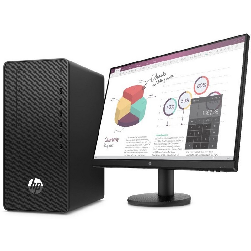 Компьютер HP Bundles 290 G4 MT Intel Core i5 10500(3.1Ghz)/8192Mb/1000Gb/DVDrw/war 1y/W10Pro + Monitor P24v 1C6X1EA 1C6X1EA