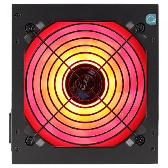 Блок питания Aerocool 80+ gold (24+4+4pin) APFC 120mm fan red LED 7xSAT KCAS-750G KCAS-750G