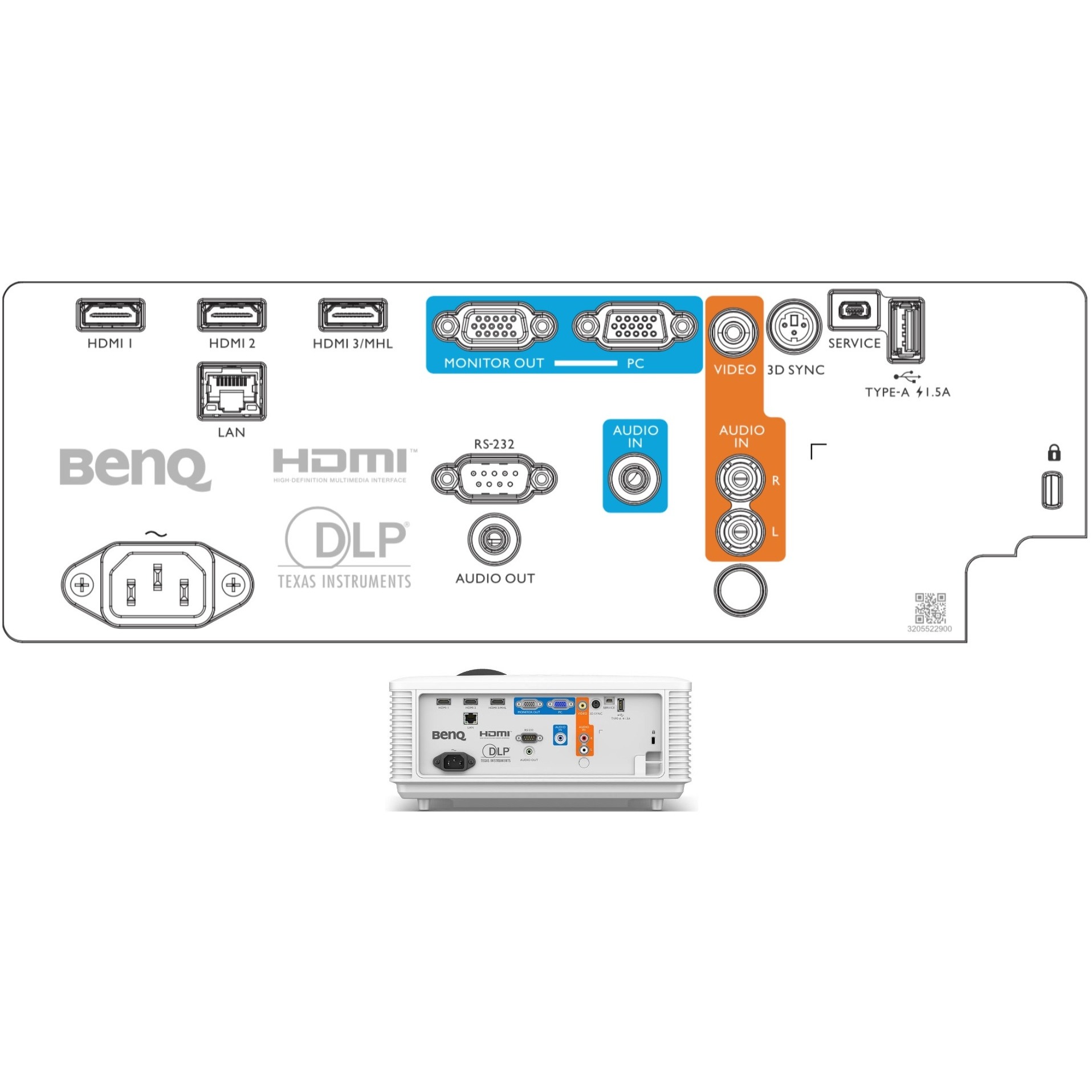 Проектор BenQ LU785 Bluecore laser, 20000h, 24/7, 360 degree projection, Portrait, Dust Guard Pro, 92% Rec.709, 1.65x, TR 1.15~1.90, HDMIx3/ MHLx1, Lan Control,  H/V L/S,  IP5X dustproof  protection, 5 years warranty 9H.JL677.26E 9H.JL677.26E #1