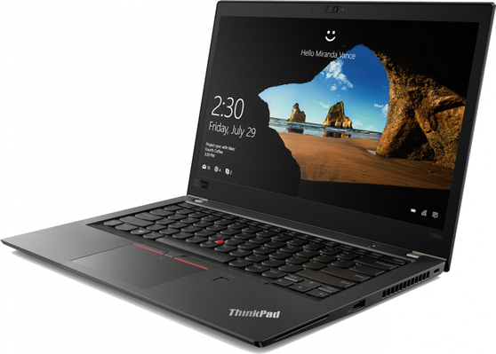 Ноутбук Lenovo ThinkPad T480s Core i5 8250U/16Gb/SSD256Gb/Intel UHD Graphics 620/14"/IPS/FHD (1920x1080)/4G/Windows 10 Professional 64/black/WiFi/BT/Cam 20L7004PRT 20L7004PRT