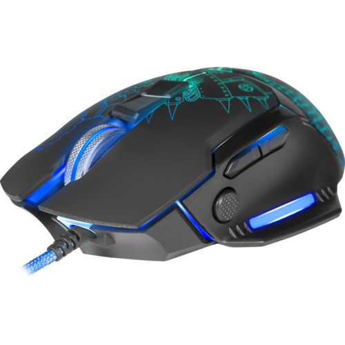 Мышь Defender проводная игровая  Kill'em All GM-480L оптика,8кнопок,3200dpi 52480 52480
