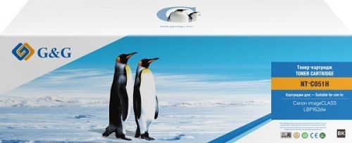 Тонер-картридж G&G для Canon i-SENSYS LBP162dw MF264dw/267dw/269dw (4000 стр) NT-C051H NT-C051H