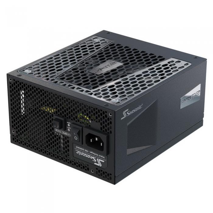 Блок питания Seasonic PRIME GX-1000 Active PFC 0.99; Модульный МВ (20+4), 2xCPU(4+4),6xPCI-E(6+2), 14xSATA, 5xMolex, 2xMolex to SATA 3.3 Adapter, fan 135mm, Premium Hybrid Fan Control; КПД>87%,100-240 В, 50-60 Гц, защиты OPP/OVP/UVP/ OCP/OTP/SCP, Ene SSR-1000GD