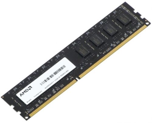 Модуль памяти AMD 4GB Radeon™ DDR3L 1600 DIMM R5 Entertainment Series Black Non-ECC, CL11, 1.35V, Bulk (182705) R534G1601U1SL-UO R534G1601U1SL-UO