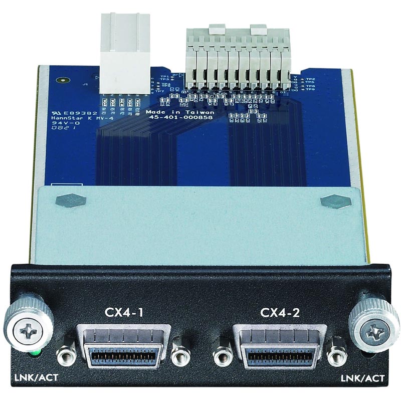 Модуль ZYXEL расширения с двумя слотами 10GBASE-CX4 EM-412 EM-412