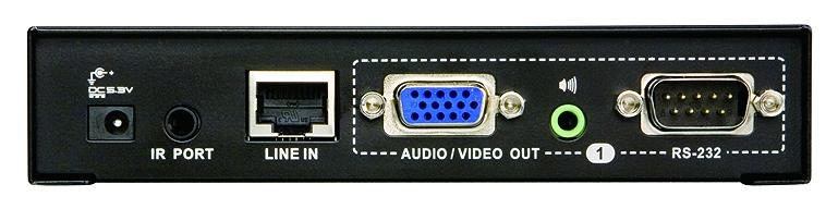 Разветвитель ATEN VGA+AUDIO+R232, 1> 2 монитора, 150 м., F, без шнуров, Б.П.220> 5.3V VB552-A7-G VB552-A7-G