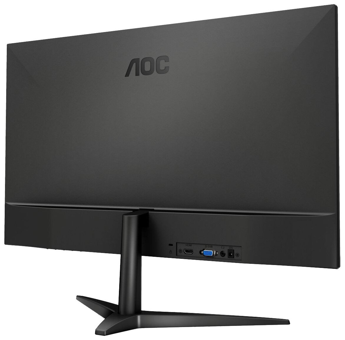 Монитор AOC 27" 1920х1080(FHD) IPS, nonGLARE, 250cd/m2, H178°/V178°, 1000:1, 20М:1, 16.7M, 7ms, VGA, DVI, HDMI, DP, Height adj, Tilt, Speakers, 3Y, Black  27B1H 27B1H