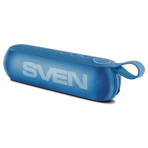 Акустическая система Sven PS-75, синий,  2.0, мощность 2x3 Вт (RMS), Bluetooth, FM, USB, microSD, встроенный аккумулятор) SV-018085 SV-018085