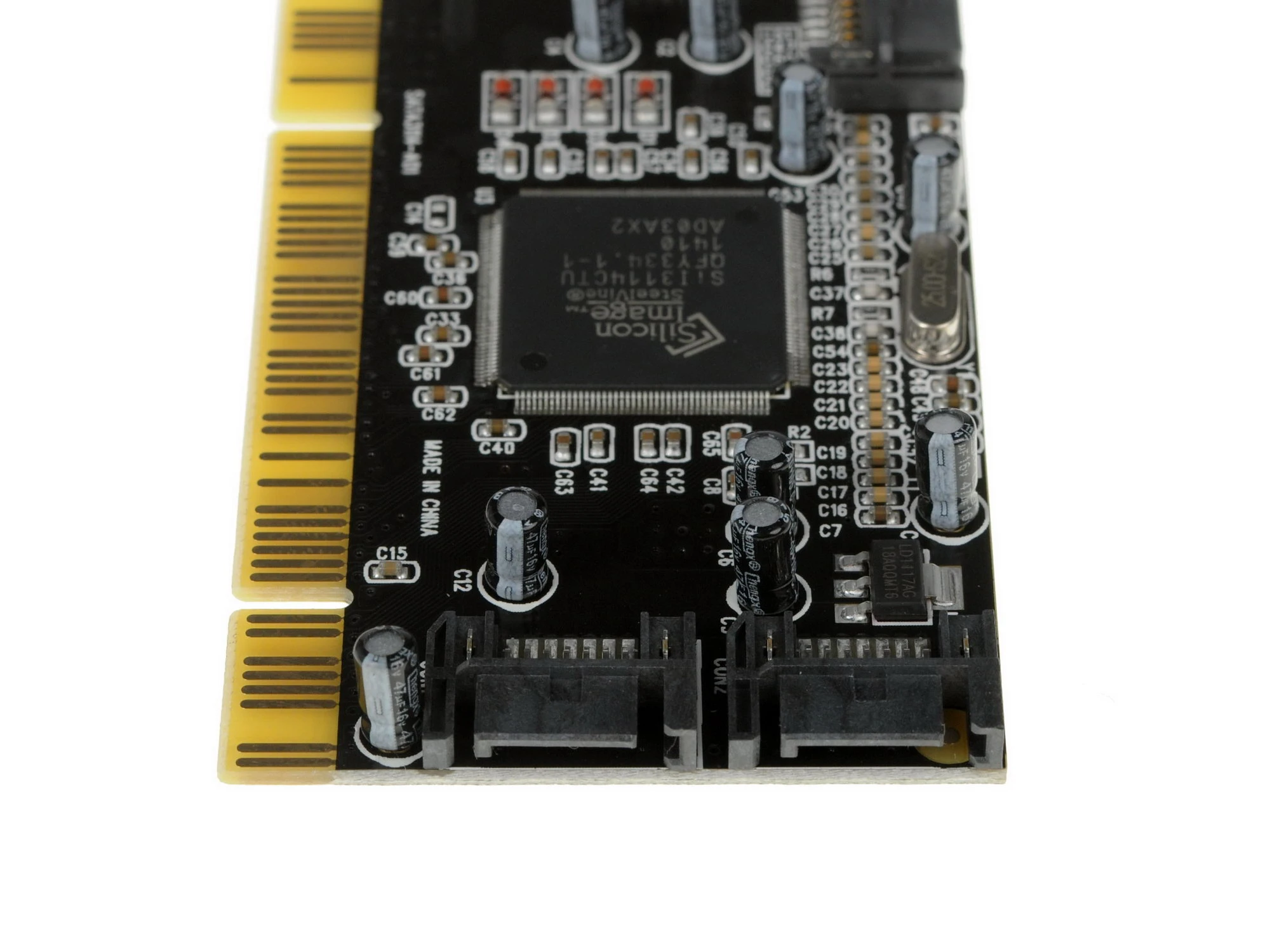 Контроллер Espada PCI to 4 port SATA RAID 0/1/0+1, чип Silicon Image Si3114 FG-SA3114-4IR-01-CT01 FG-SA3114-4IR-01-CT01