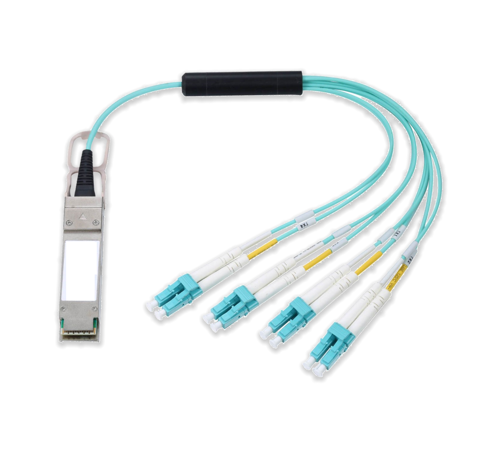 Модуль-конвертер MlaxLink QSFP+ на 4 оптических канала, 4x10Гб/с, 5 метров -конвертер QSFP+ на 4 оптических канала, 40Гб/сек, 5 метров ML-Q40G-005OAC-4x2LC ML-Q40G-005OAC-4x2LC