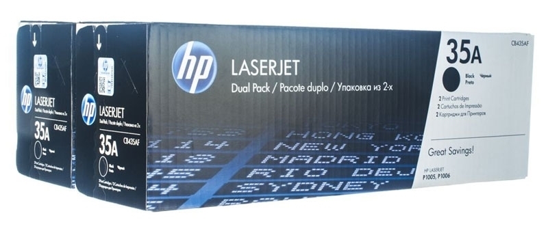 Картридж HP CB435AF для LJ P1005/P1006 черный, 3000стр., двойная упаковка CB435AF #3