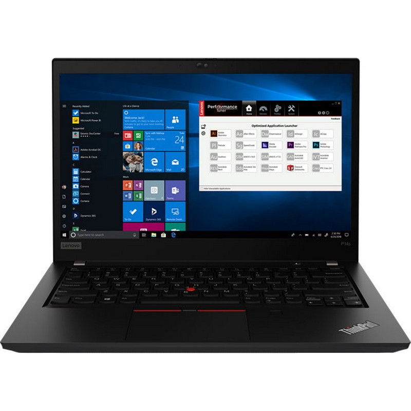 Ноутбук Lenovo P14s Gen 2 14" UHD (3840x2160) IPS 500 nit HDR400 Dolby Vision/ i7-1165G7/ 16GB Soldered + 16GB DIMM 3200MHz/ 1TB M.2 PCI-e SSD/ -/ Quadro T500 4GB GDDR6 64 bit MAX-P/ WWAN Ready/ FPR/ IR + 720p/ backlit/ SCR/ 50Wh 3 cell integrated/ W 20VX000LRT