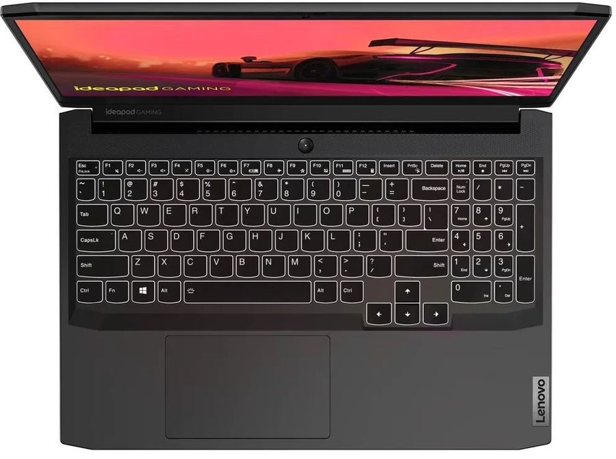 Ноутбук Lenovo IdeaPad Gaming 3 15ACH6 15,6 FHD (1920x1080)IPS AG, Ryzen 5 5600H, 16GB DDR4 3200, 512GB SSD M.2, RTX 3050 4GB, WiFi, BT, TPM2, HD Cam, 45Wh, 170W Slim Tip, NoOS, 1Y, Shadow Black, 2.25kg 82K200HHRE 82K200HHRE