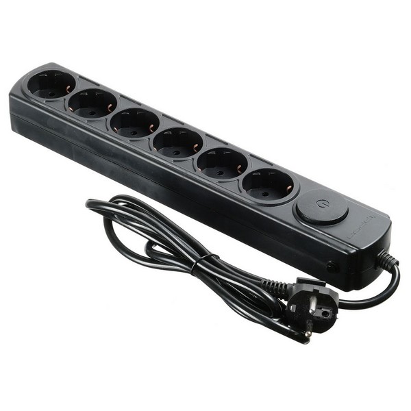 Сетевой фильтр Ippon BK252 5м (6 розеток) черный (коробка)  689478 689478 #2