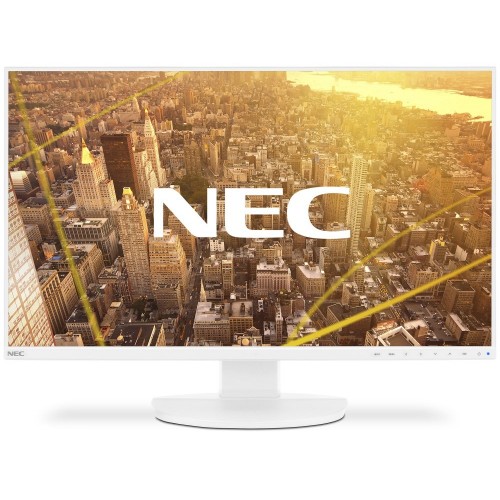 Монитор NEC 27" LCD Wh/Wh (IPS; 16:9; 250cd/m2; 1000:1; 6ms; 1920x1080; 178/178; VGA; DVI; HDMI; DP; 4хUSB; HAS 150mm; Swiv; Tilt; Pivot; Human Sensor; Spk 2x1W) EA271F-WH EA271F-WH