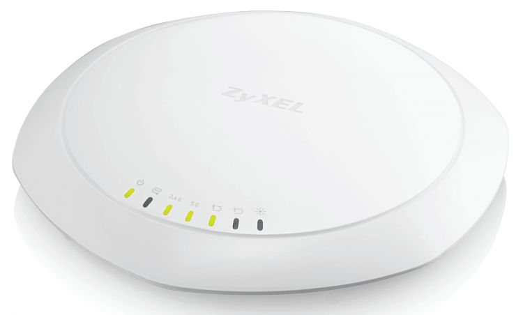 Точка доступа Zyxel NebulaFlex NWA1123-AC PRO, 802.11a / b / g / n / ac (2.4 and 5 GHz), Airtime Fairness, 3x3 internal antennas, up to 450 + 1300 Mbps, 2xLAN GE, P NWA1123ACPRO-EU0104F NWA1123ACPRO-EU0104F