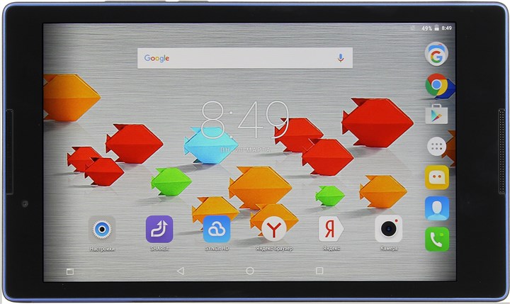 Планшетный компьютер Lenovo Tab 3 TB3-850M 8.0'' WXGA(1280x800) IPS/MediaTek MT8735M 1.0GHz Quad/2GB/16GB/3G+LTE/GPS/WiFi n/BT4.0/microUSB/2.0MP+5.0MP/microSD/2 SIM/4290mAh/8.0h/330g/A6.0/1Y/BLACK ZA180059RU #5
