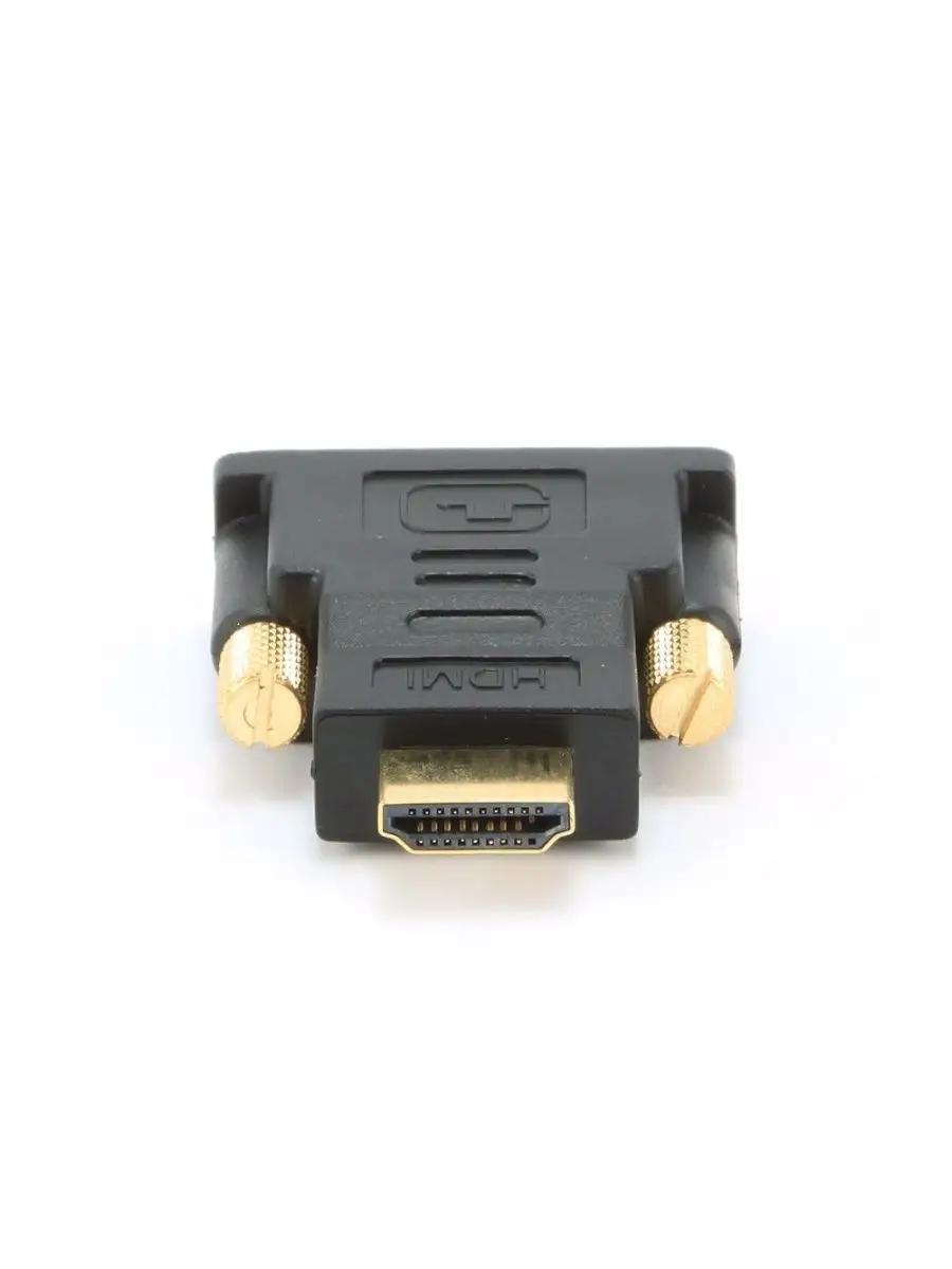 Переходник Gembird HDMI-DVI 19M/19M(папа-папа), золотые разъемы A-HDMI-DVI-1 A-HDMI-DVI-1