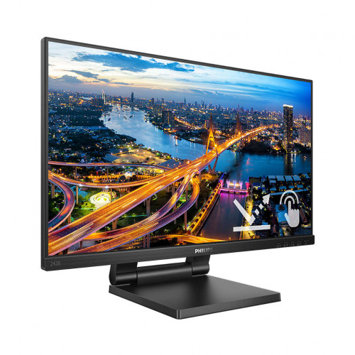 Монитор Philips 23.8" черный IPS Multi-Touch 1920x1080 75Hz 4ms 178/178 250cd 50M:1 HDMI1.4 242B1TC/00 242B1TC/00
