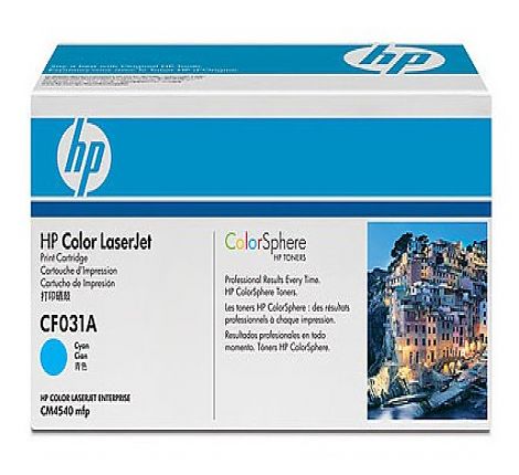 Тонер-картридж HP голубой для HP CM4540 (12500стр.) CF031A CF031A #3