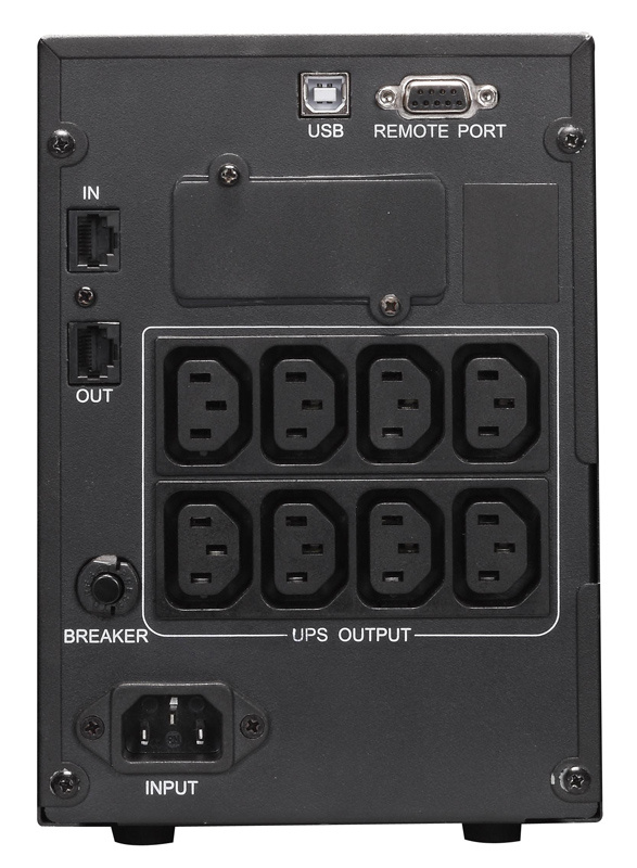 Источник бесперебойного питания Powercom SMART KING PRO+, Интерактивная, 3000 ВА / 2400 Вт, Tower, IEC, LCD, Serial+USB, USB, SmartSlot SPT-3000-II-LCD SPT-3000-II-LCD
